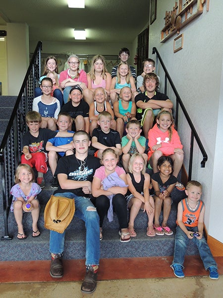 Hartland Lutheran Church held its vacation Bible school, Gone Fishing, the evenings of May 31 through June 4. Twenty-three children learned how to become fishers of men through Bible stories, crafts and songs. - Provided