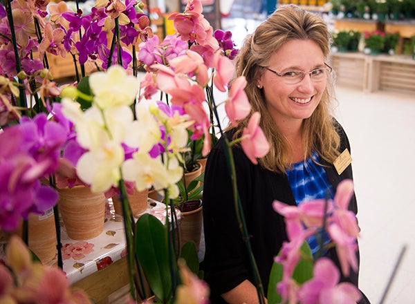 Cheryl Overland, floral manager at Hy-Vee in Albert Lea, received the Merchandising Award of Excellence — her third Börgen Cup honor — earlier this month at the International Floriculture Expo in Chicago. - Colleen Harrison/Albert Lea Tribune