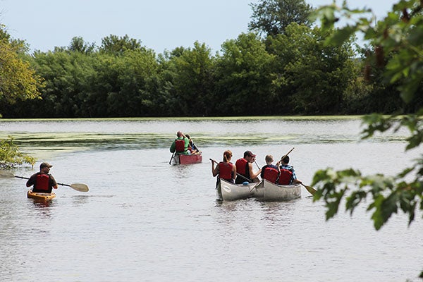 Hundreds of people took advantage of Albert Lea Community Education’s canoes, kayaks and paddleboards in 2014 and 2015 on Albert Lea Lake. - Tribune file photo