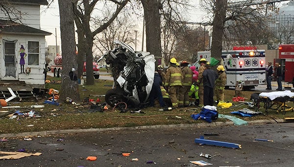 A Wells man was flown to Rochester after a crash on Minnesota Highway 109 in Wells. Richard Wassenberg/Albert Lea Tribune