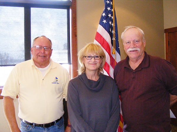 The Albert Lea Lions Club welcomes Lion Renee Citsay, Lion Jerry Noland and Lion Paul Hanson as new members to the Albert Lions. - Provided