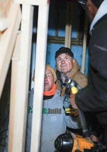 Frank Fryer, a former employee with Habitat for Humanity, still volunteers his time to the organization. — Eric Johnson/Albert Lea Tribune