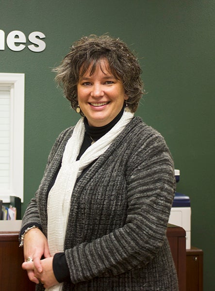 Financial adviser Angie Eggum helps clients plan for retirement and other important life events. - Sam Wilmes/Albert Lea Tribune