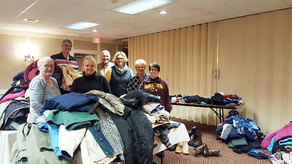The Noon Kiwanis collected more than 370 outerwear items with the help of several businesses last month. The outerwear donations were greatly appreciated by The Attic and The Salvation Army. - Provided