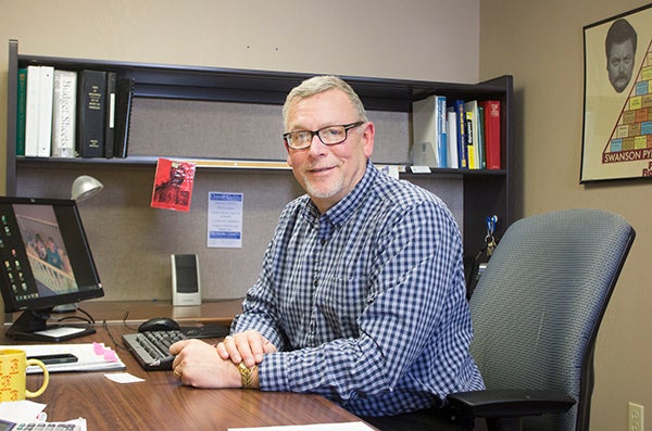 Jay Hutchison is retiring as director of Albert Lea Parks and Recreation Department later this month. - Sam Wilmes/Albert Lea Tribune