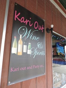 Kari Out Wine and Spirits is at 107 N. Mill St. in Lake Mills. Kelly Wassenberg/Albert Lea Tribune