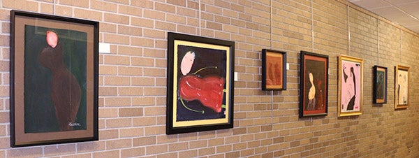 The artwork of Austin resident Theodore Rasmussen is on display this month at Albert Lea City Hall. - Provided