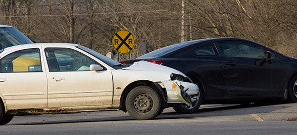 Two people were reported transported this morning in a two-vehicle crash on Minnesota Highway 13 in Albert Lea. - Sam Wilmes/Albert Lea Tribune