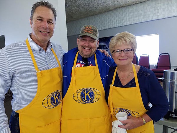 On March 20, the Noon Kiwanis hosted a pancake breakfast featuring Denny Brue’s pancakes. Proceeds will benefit the Albert Lea splash pad project. Kiwanis’ Aktion Club members helped at the fundraiser. - Provided