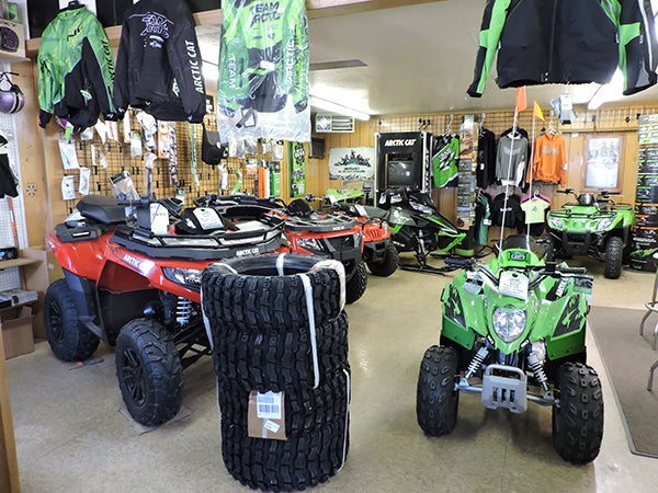 Royal Lawn shares a facility with Royal Sports that specializes in ATVs and snowmobile sales and service. - Kelly Wassenberg/Albert Lea Tribune