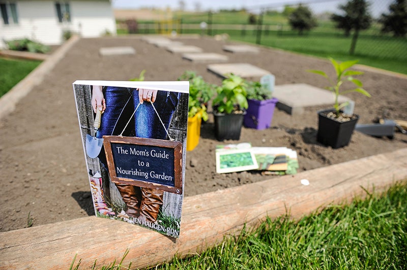 Jen Haugen’s new book, “The Mom’s Guide to a Nourishing Garden,” is now available through Amazon. - Eric Johnson/Albert Lea Tribune