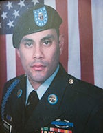John Abrego's oldest son, Jason Abrego, served in the Army National Guard from 2003 to 2011. — Provided