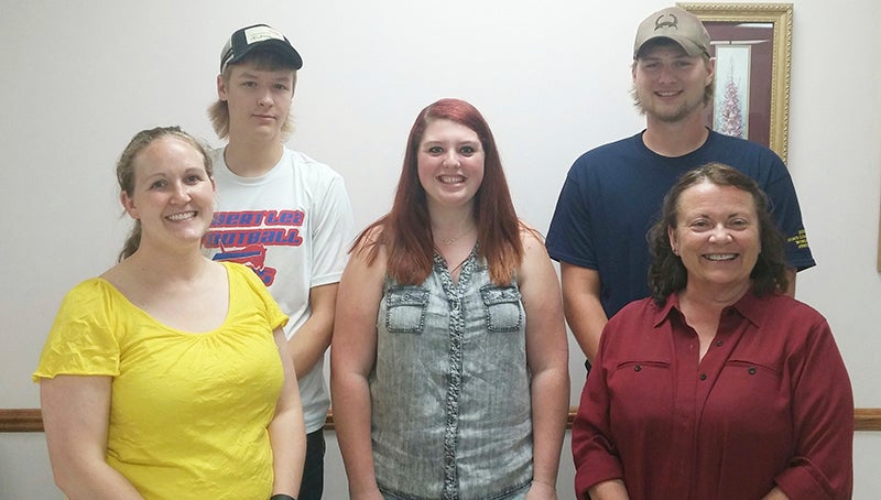 Albert Lea High School Youth Apprenticeship instructor Christina Ebeling, Tanner Alfson, Kelieye Corwin, Jarod Martin and Val Kvale, community coordinator Workforce Development Inc. celebrate graduates who have finished the youth apprenticeship program. Not pictured, Tyler Habana and Hunter Darbo. - Provided