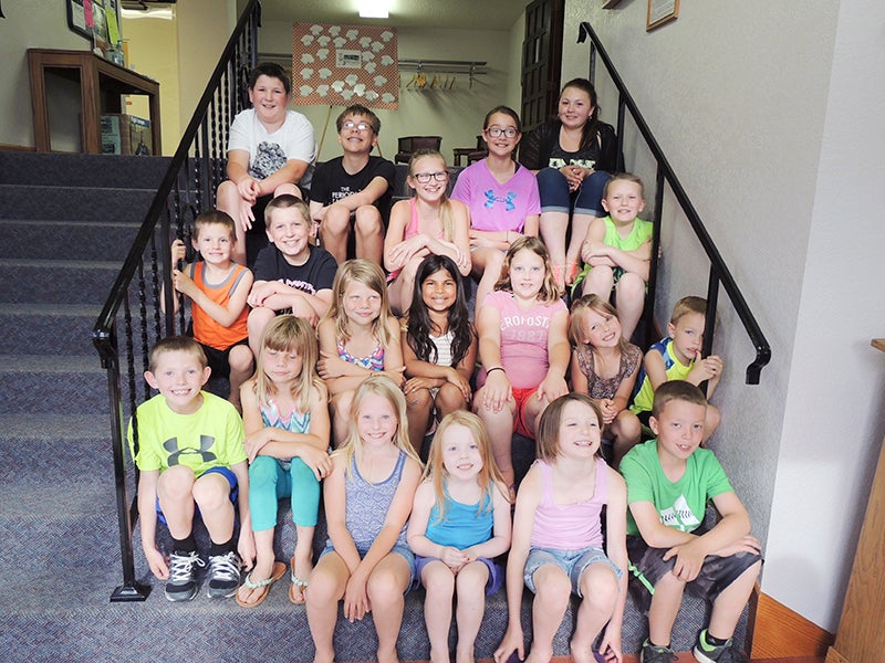 Twenty-six children attended “Tasty Treats” Vacation Bible School June 5 through June 9 at Hartland Lutheran Church. - Provided