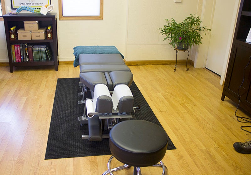 Pete’s Chiropractic offers spinal adjustments to its approximately 300 clients in the Albert Lea area. - Sam Wilmes/Albert Lea Tribune
