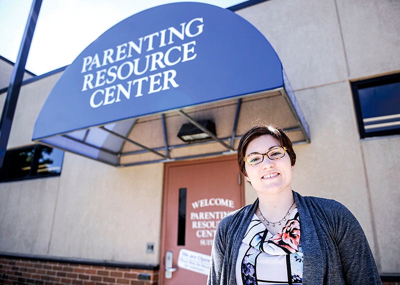 Becky Rasmussen is the new executive director for the Parenting Resource Center, a position she took over this past winter.- Eric Johnson/Albert Lea Tribune