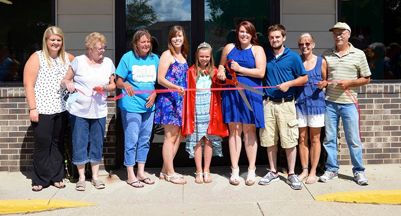 Lacey’s Catering in Wells celebrated its grand opening with a ribbon cutting ceremony and open house on July 8. -Provided