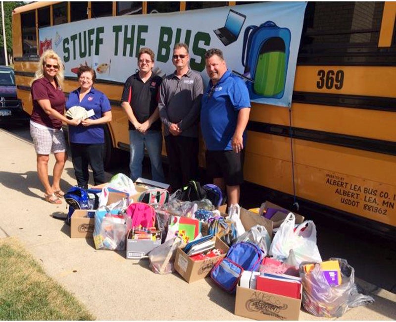 A record-breaking amount of school supplies were donated to Power 96’s 2016 annual Stuff the Bus event on July 20, according to a press release. More than $800 in cash was donated to the event, as well. All donations were delivered to The Salvation Army and will be dispersed to local families in need. -Provided