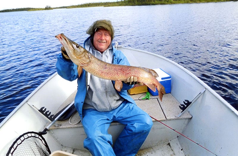 Mike Saunders of Albert Lea also caught a 38-inch northern pike June 22 on North Knife Lake in Manitoba, Canada. - Provided 