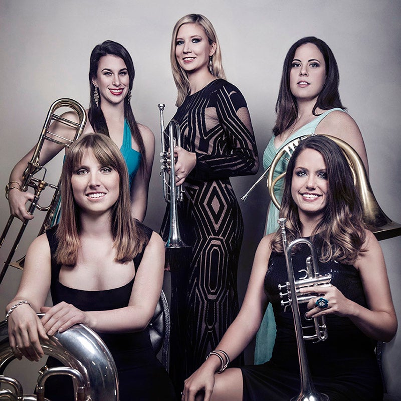 Seraph Brass, an all female brass quintet, will perform Sunday in Albert Lea. - Provided