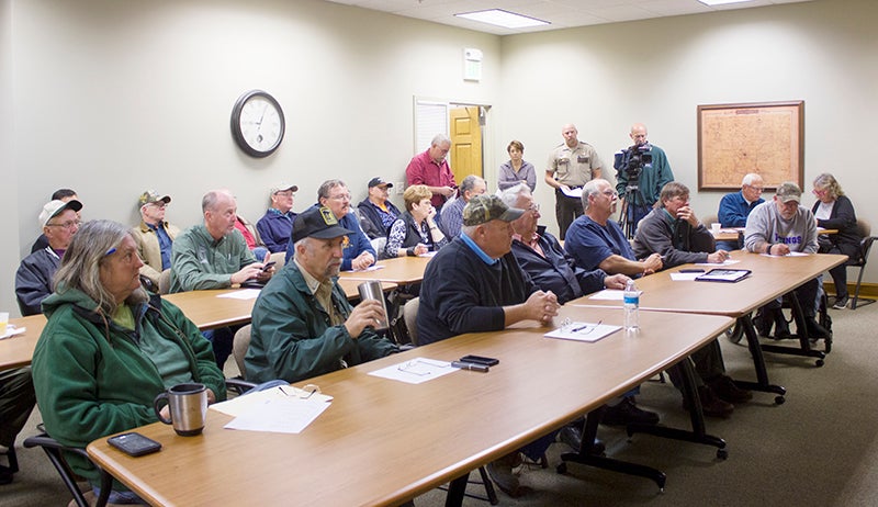 City, county and state officials presented damage estimates to state and federal emergency management officials Wednesday in the hope of securing federal funding. — Sam Wilmes/Albert Lea Tribune
