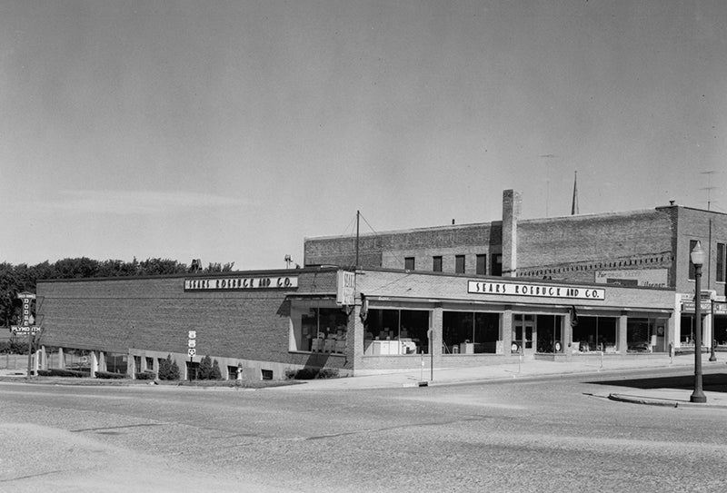 This photo of Albert Lea’s Sears store was taken in 1952. This store was once at the corner of South Washington Avenue and West Main Street.