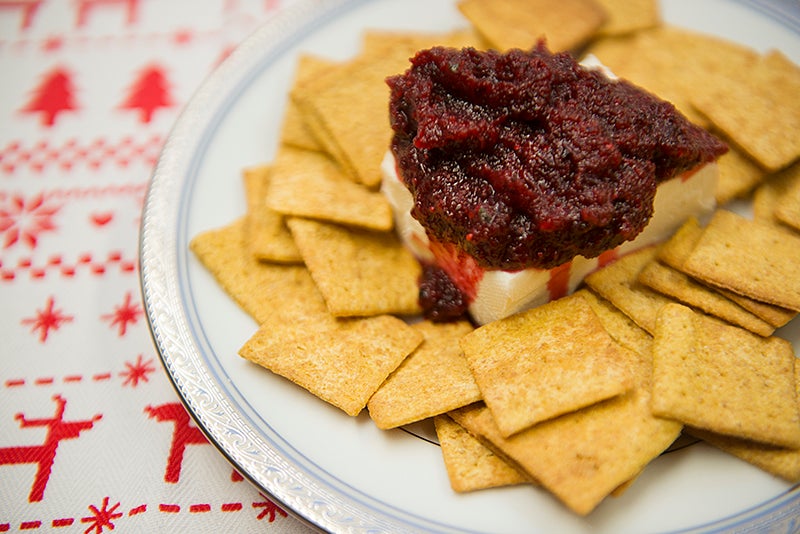 Cranberry Salsa with Cream Cheese by Kim Ehrich. Colleen Harrison/Albert Lea Tribune
