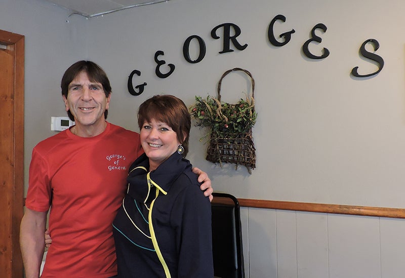 Steve and Jodie Dittrich own George’s of Geneva Supper Club and feel blessed to have a team of 25 staff members that care about the business. - Kelly Wassenberg/Albert Lea Tribune