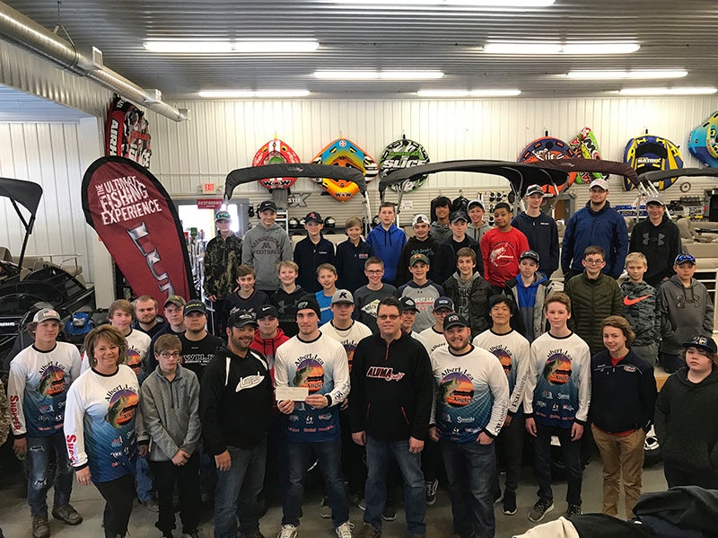 Anglers receive donation from Northstar Powersports - Albert Lea ...